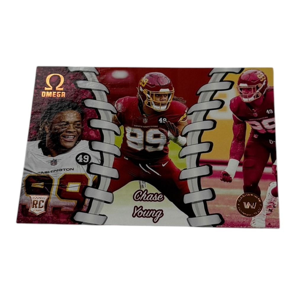 2020 Panini‎ Chronicles Omega Chase Young Rookie Card RC O-35 Washington NFL